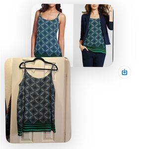 Cabi Border striped cami